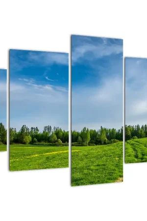 Schilderij - Weiland Autentyczny