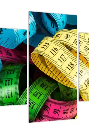 Szybka dostawa Schilderij - Bonte meetlinten