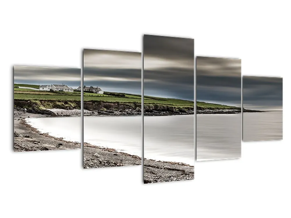 Niska cena Schilderij - Meer in de schemering