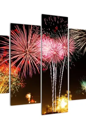 Premium Schilderij - Vuurwerk