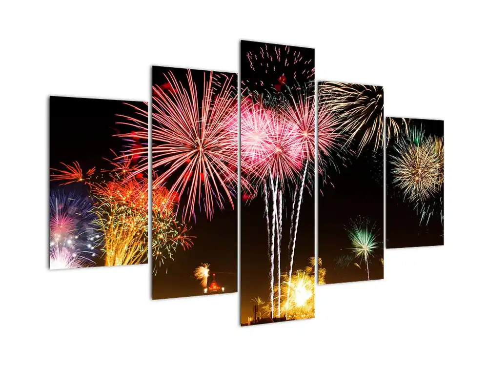 Premium Schilderij - Vuurwerk