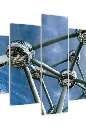 Schilderij - Atomium van Brussel Rabat