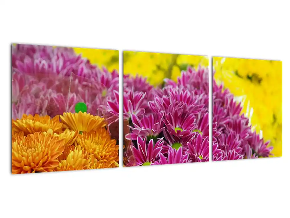 Schilderij - Roze bloem Szybka dostawa