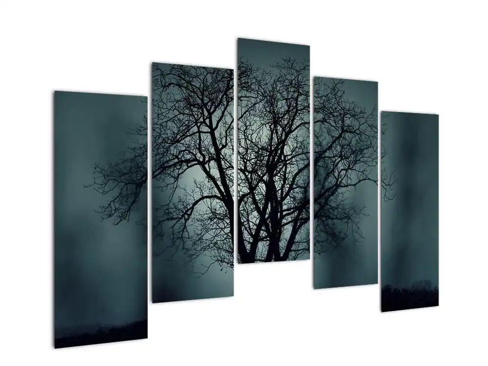 Schilderij - Boom bij verduistering Szybka dostawa
