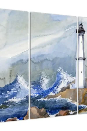 Schilderij - Geschilderde vuurtoren Oferta limitowana