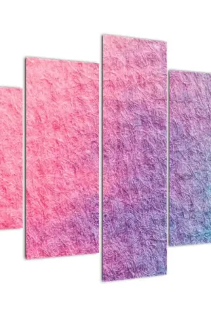 Schilderij - Kleurrijke textuur Autentyczny