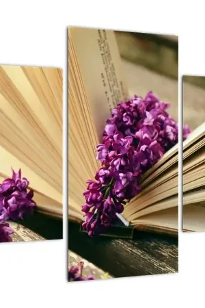 Schilderij - Boek met sering Bezpieczna płatność