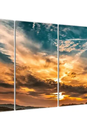 Schilderij - Wolken Oryginalny