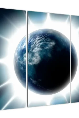 Niska cena Schilderij - Verlichte planeet