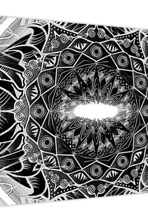 Premium Schilderij - Zwart-witte ornamenten