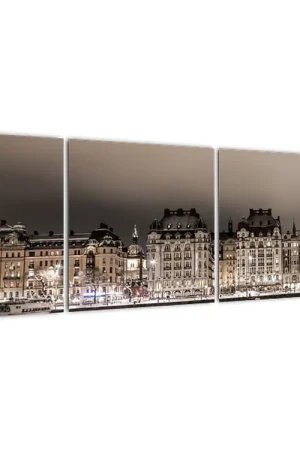 Schilderij - Stad in de schemering Oferta