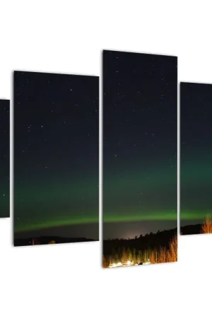 Schilderij - Noorderlicht Niska cena