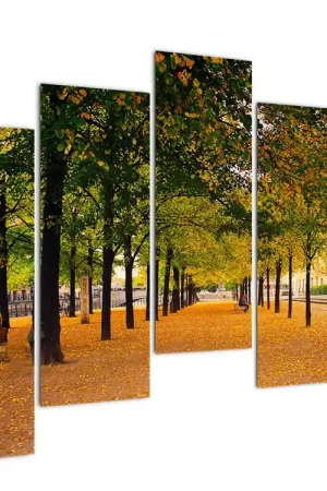 Schilderij - Allee in de herfst Wyprzedaż