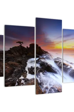 Wysoka jakość Schilderij - Berg in de nevel