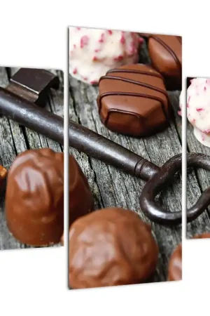 Darmowa dostawa Schilderij - Chocolade en sleutel
