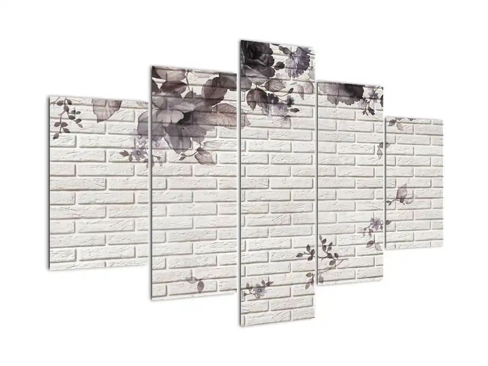 Popularny Schilderij - Muur met bloem