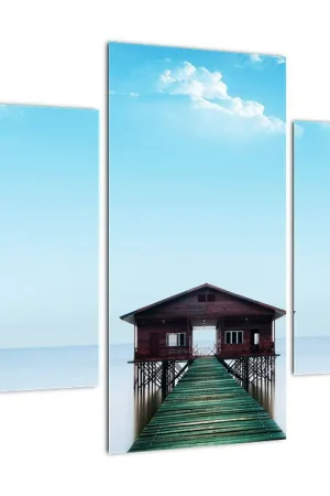 Ekspresowa dostawa Schilderij - Huis op zee