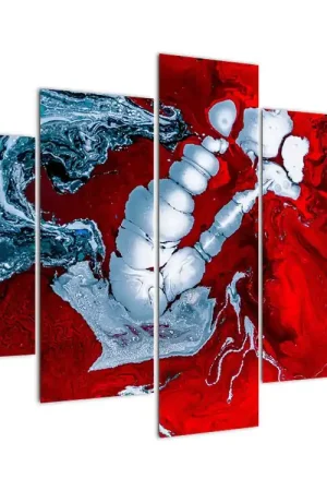 Schilderij - Abstracte vlekken Niska cena