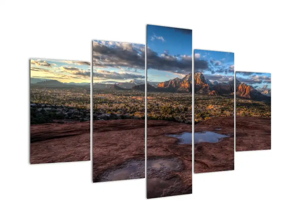 Schilderij - Bergen Promocja