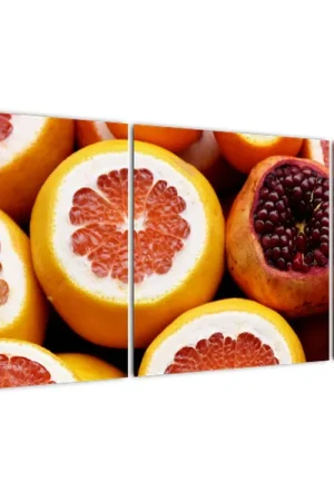 Schilderij - Sinaasappels en granaatappels Autentyczny