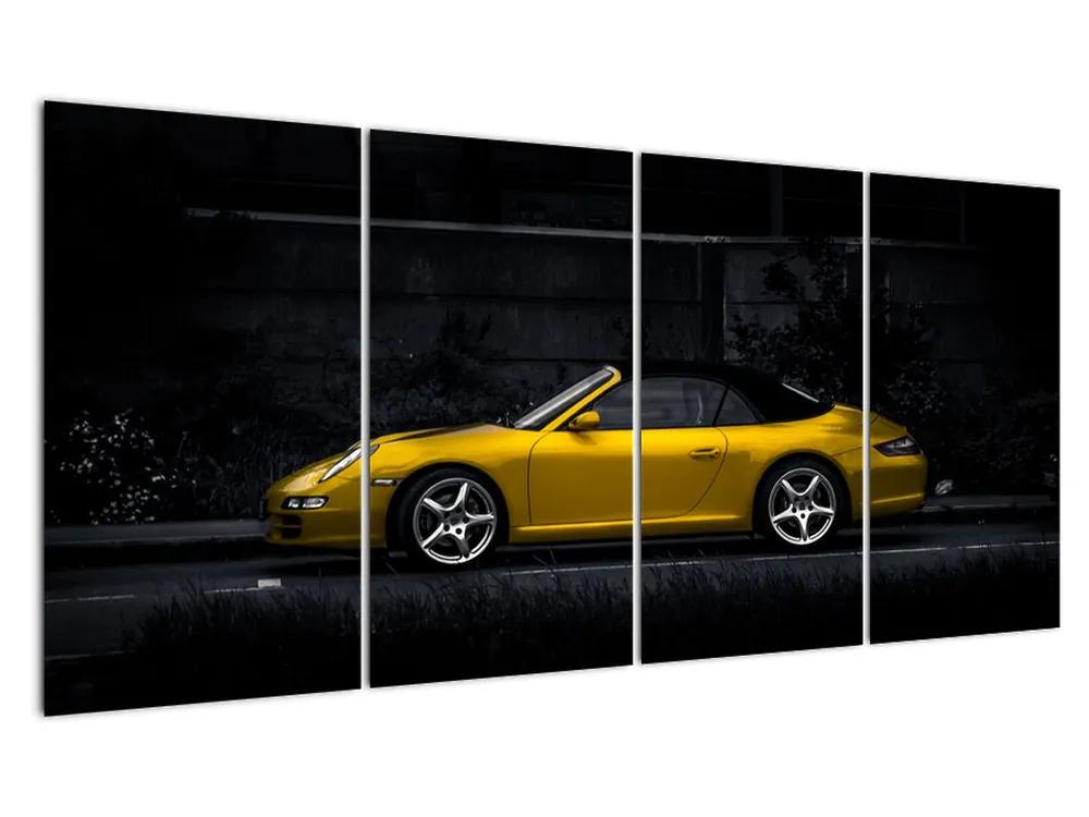 Schilderij - Sportwagen Wysoka jakość