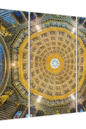 Schilderij - Plavond in de kathedraal van Siena Niska cena