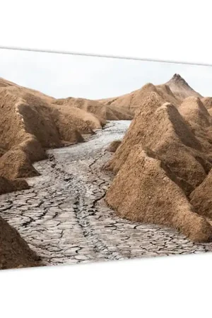 Schilderij - Vulkaan in Roemenië Wysoka jakość