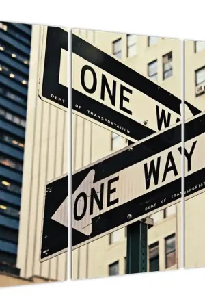 Najlepsza cena Schilderij - New York ONE WAY