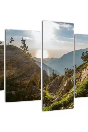 Autentyczny Schilderij - Berg Olympus