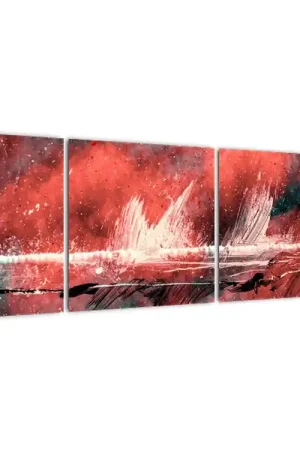 Schilderij - Uitbarsting, petrol Ekspresowa dostawa