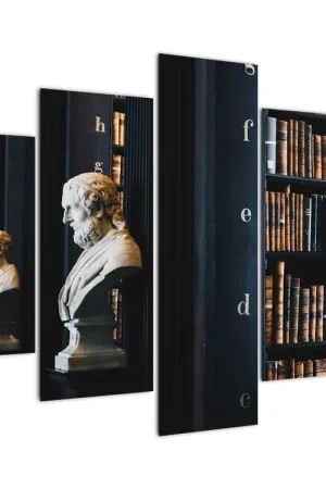 Darmowa dostawa Schilderij - In de bibliotheek