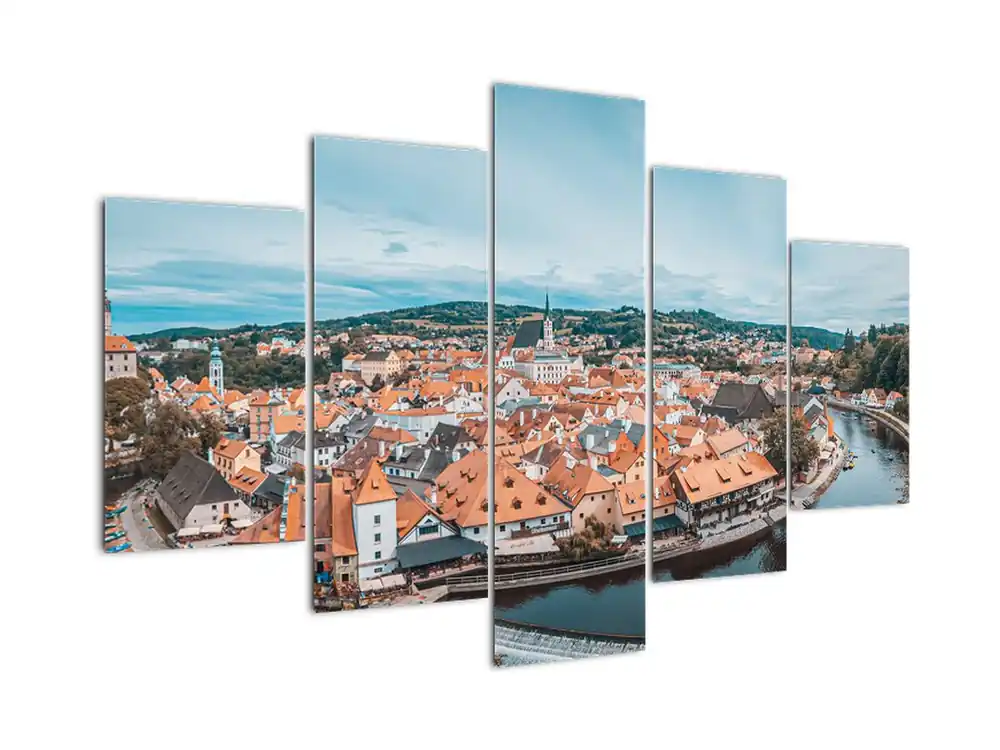 Schilderij - Český Krumlov Oryginalny