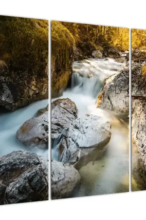 Schilderij - Bosbeek Wyprzedaż