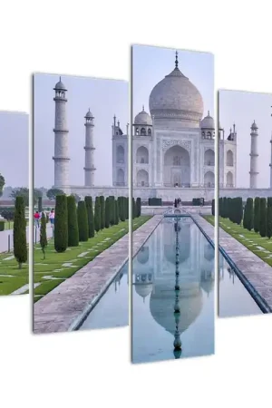 Promocja Schilderij - Taj Mahal bij zonsopgang