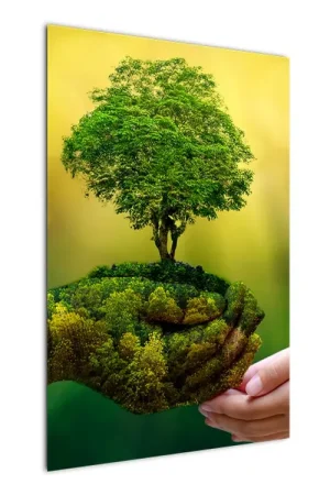 Schilderij - Moeder Aarde Premium