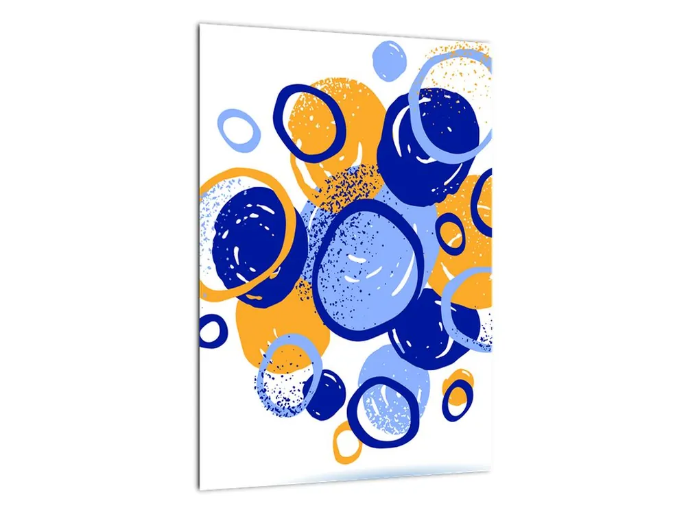 Schilderij - Lichtmotief met kringen Popularny