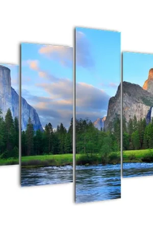 Zamów teraz Schilderij - Wild berglandschap