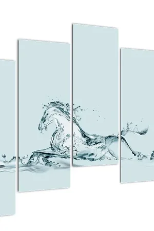 Oferta Schilderij - Paarden van waterdruppels