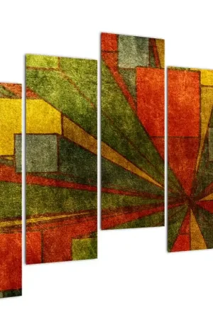 Schilderij - Geometrische abstractie Najlepsza cena