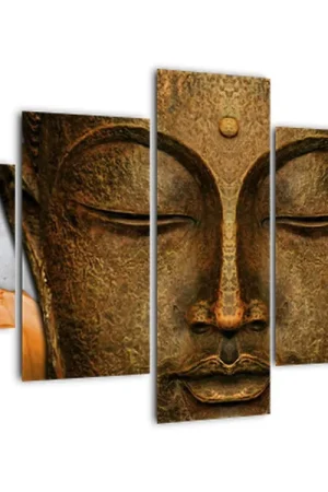 Wysoka jakość Schilderij - Beeld met gezichtsdetail