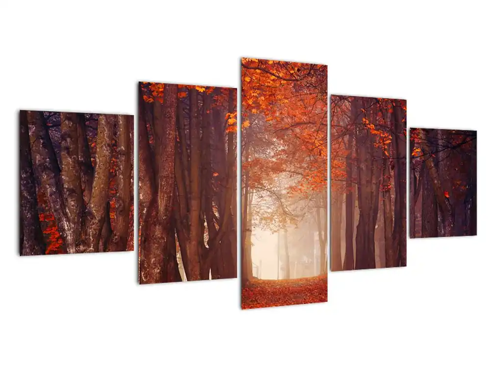 Schilderij - Herfstbos Oferta