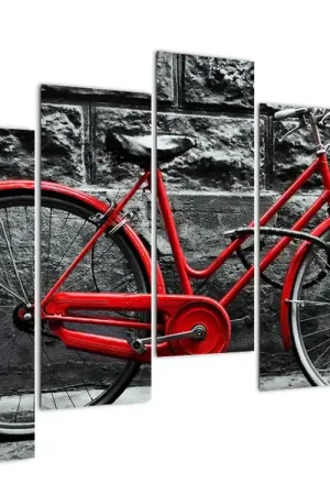 Oryginalny Schilderij - Historische fiets