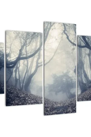 Schilderij - Bos in de nevel Oferta limitowana