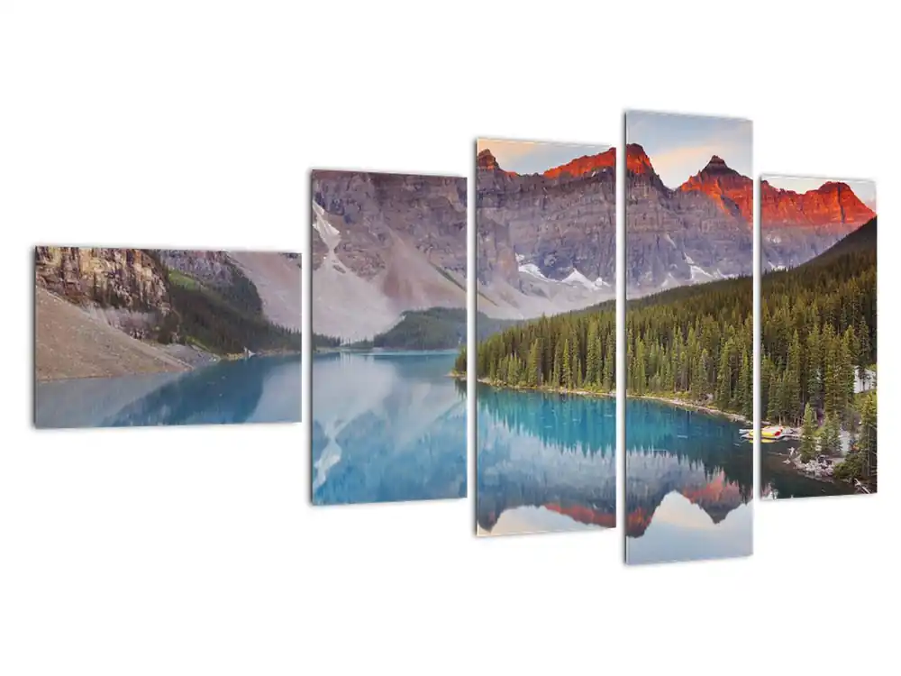 Schilderij - Berglandschap in Canada Niska cena