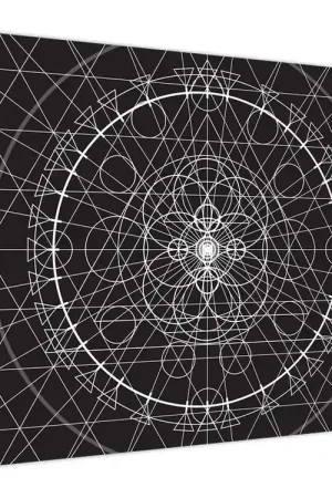 Schilderij - Abstractie van klok Oferta