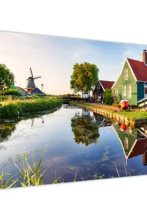 Schilderij - Windmolens in Nederland Kup teraz