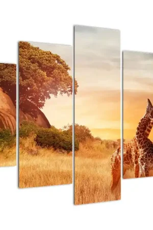 Schilderij - Giraffen in Afrika Najlepsza cena