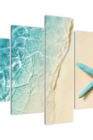 Darmowa dostawa Schilderij - Zeester op het strand