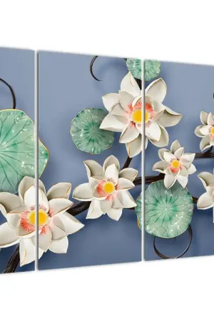 Schilderij - Waterlelies Rabat