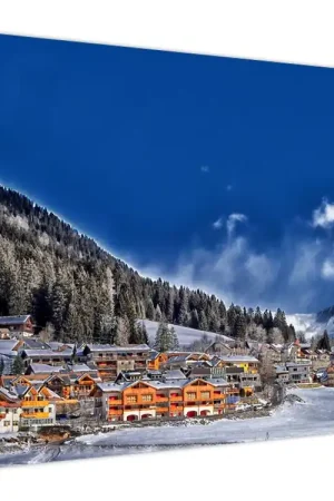 Zwrot pieniędzy Schilderij - Bergstadje